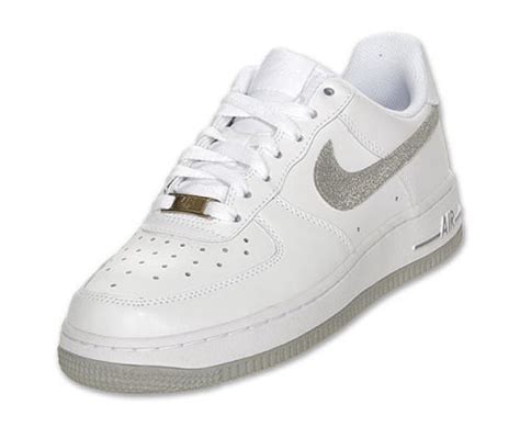 nike air force weiß metallic|white metallic silver air force 1.